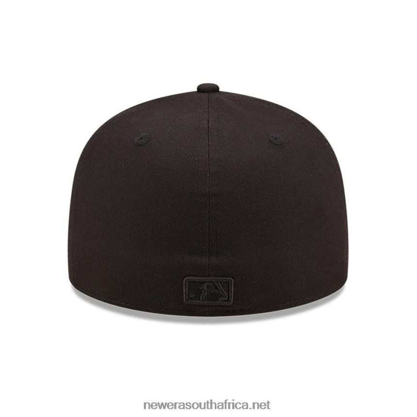 LA Dodgers Side Patch Black 59FIFTY Fitted Cap New Era TRBRBN537