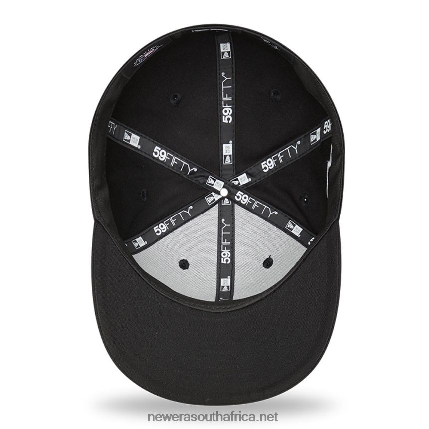 LA Dodgers Side Patch Black 59FIFTY Fitted Cap New Era TRBRBN537