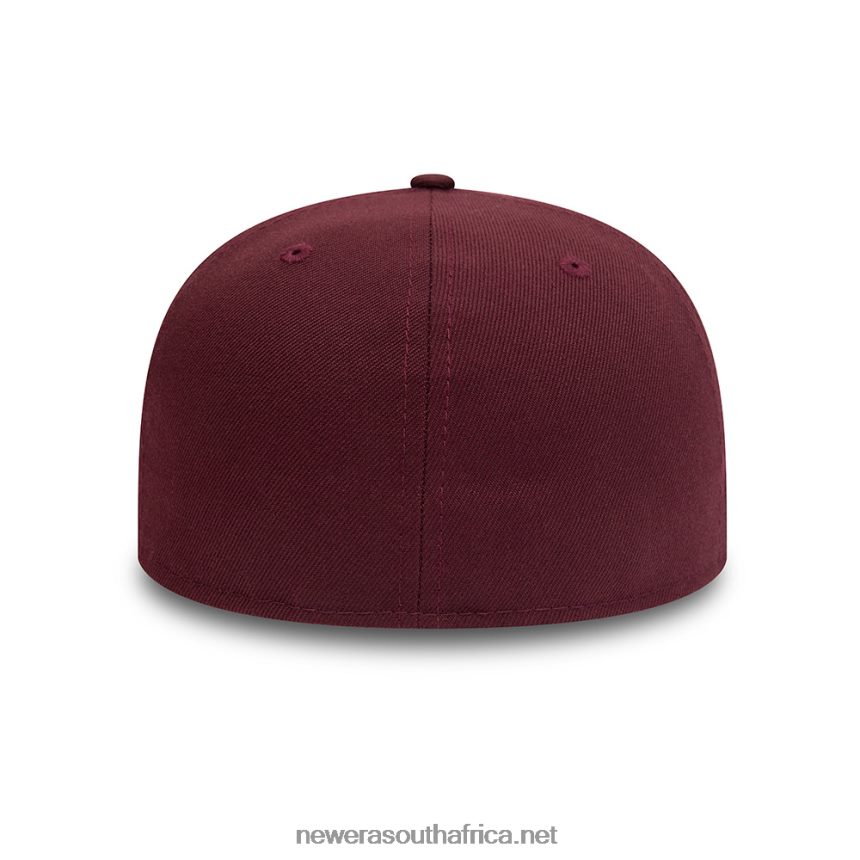 LA Dodgers Side Patch Maroon 59FIFTY Fitted Cap New Era TRBRBN609