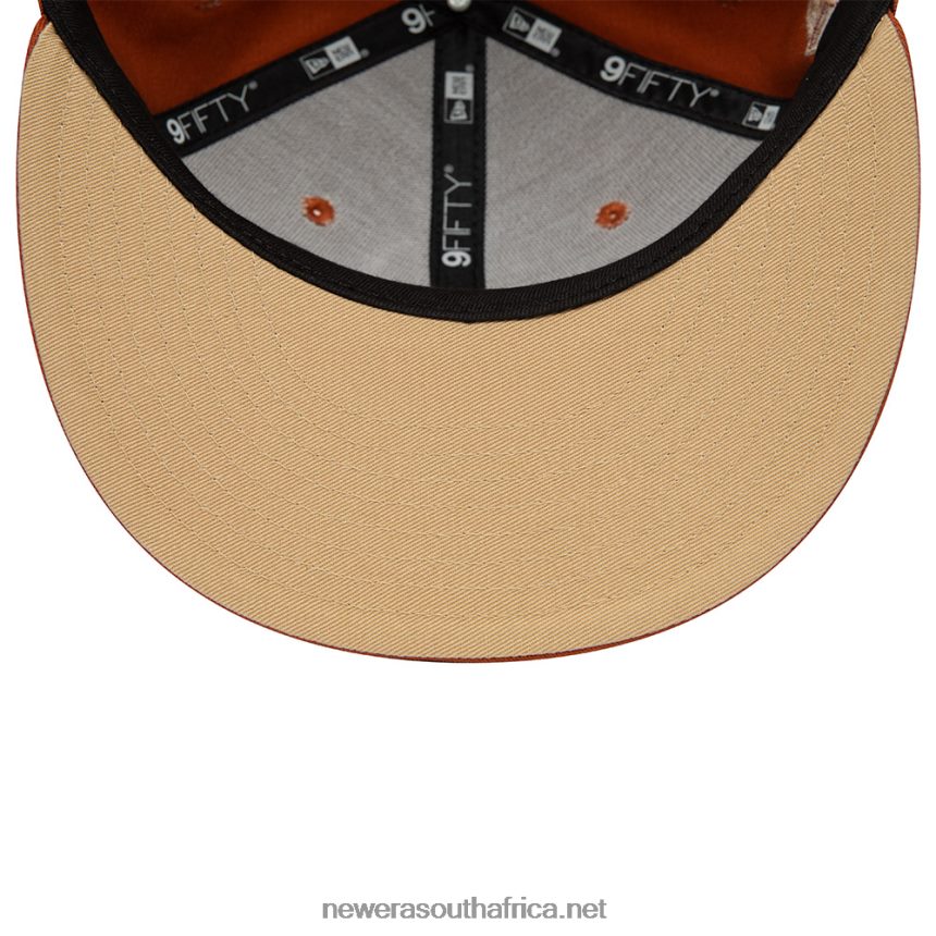 LA Dodgers Side Patch Medium Brown 9FIFTY Snapback Cap New Era TRBRBN2113