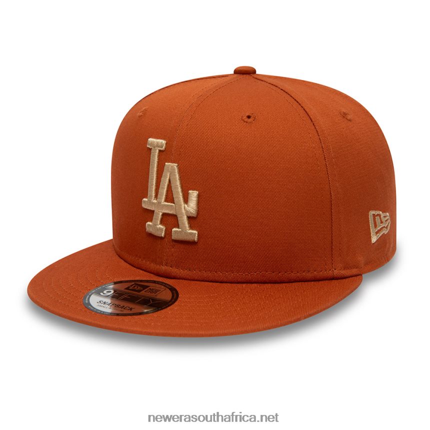 LA Dodgers Side Patch Medium Brown 9FIFTY Snapback Cap New Era TRBRBN2113