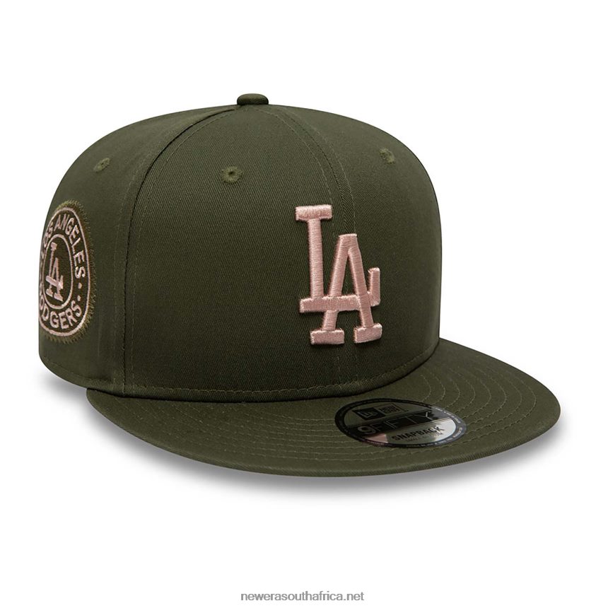 LA Dodgers Side Patch Medium Green 9FIFTY Snapback Cap New Era TRBRBN1868