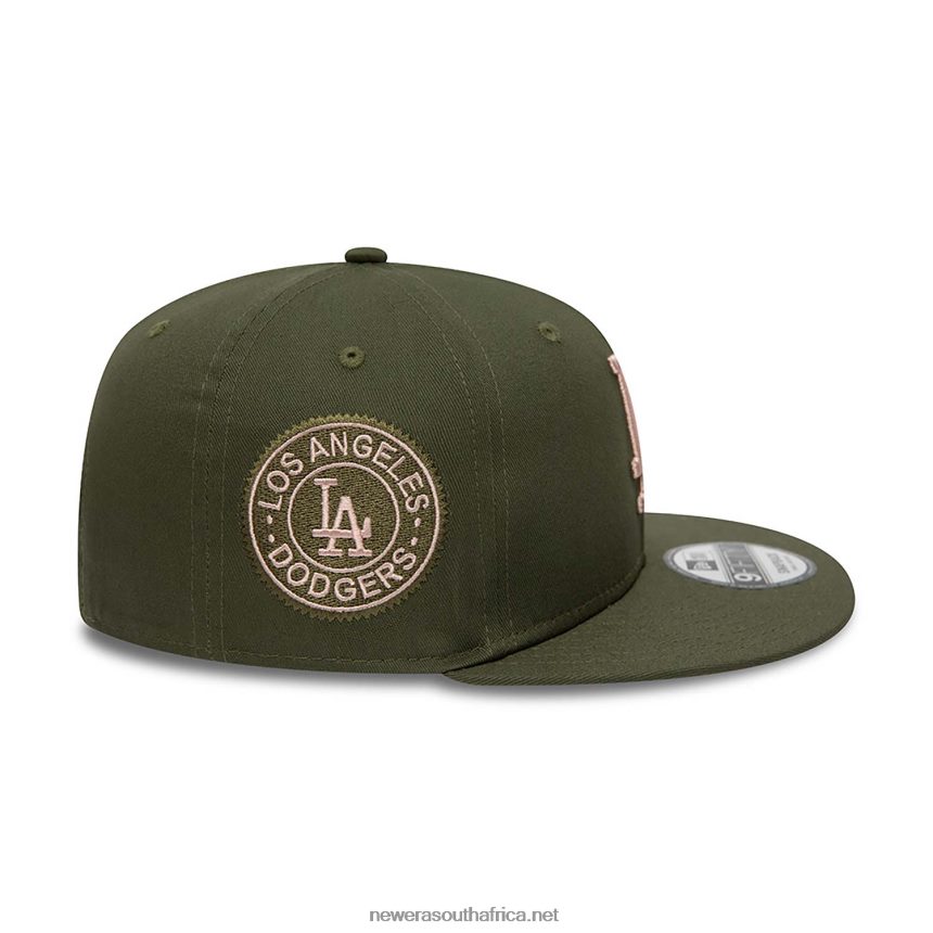LA Dodgers Side Patch Medium Green 9FIFTY Snapback Cap New Era TRBRBN1868