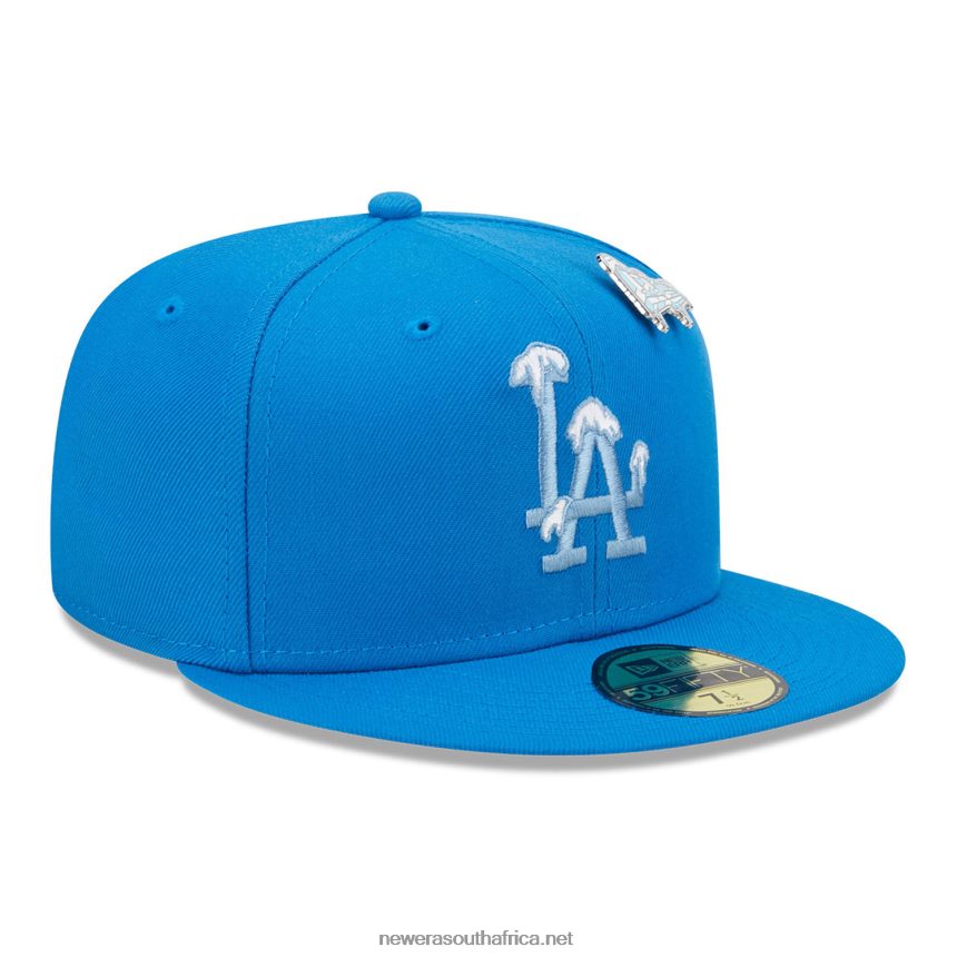 LA Dodgers Snow Day Blue 59FIFTY Fitted Cap New Era TRBRBN516