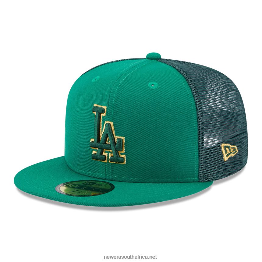LA Dodgers St Patricks Day Green 59FIFTY Fitted Cap New Era TRBRBN496