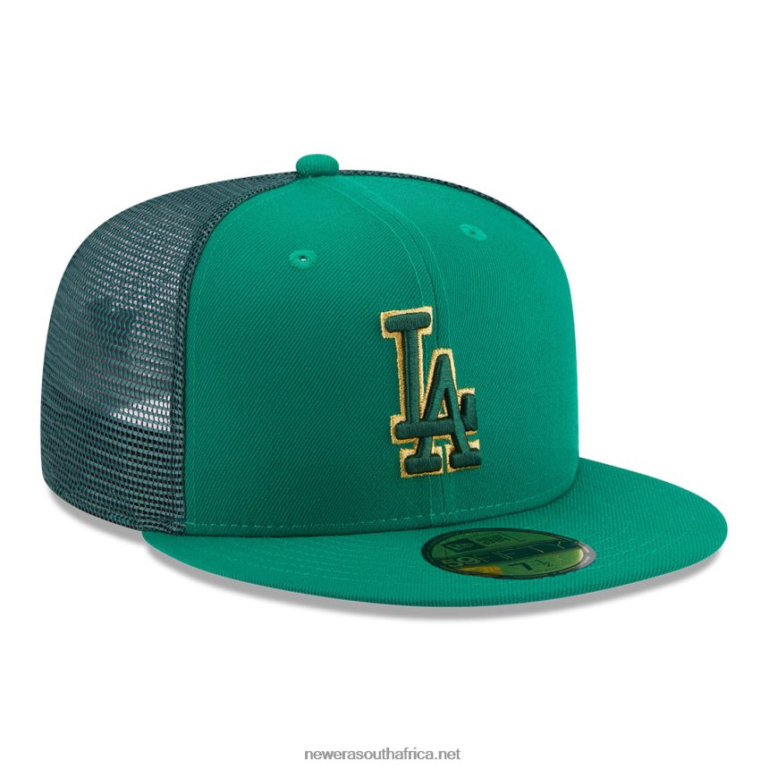 LA Dodgers St Patricks Day Green 59FIFTY Fitted Cap New Era TRBRBN496