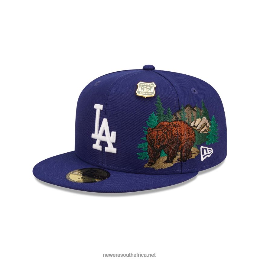 LA Dodgers State Park Dark Royal Blue 59FIFTY Fitted Cap New Era TRBRBN887