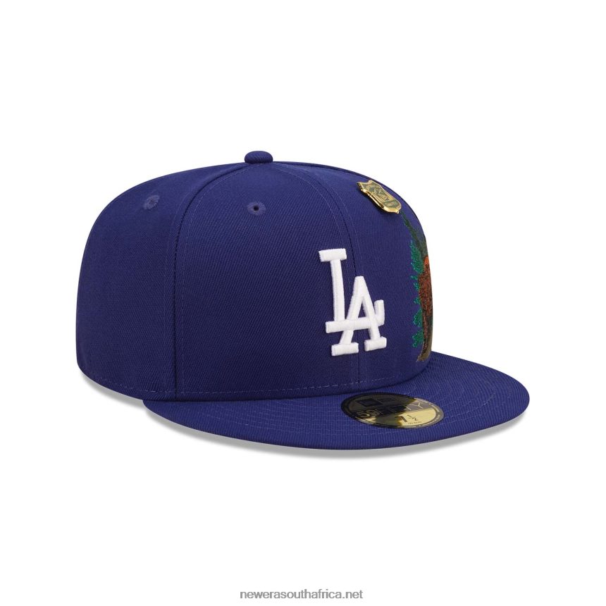 LA Dodgers State Park Dark Royal Blue 59FIFTY Fitted Cap New Era TRBRBN887