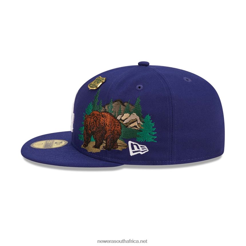 LA Dodgers State Park Dark Royal Blue 59FIFTY Fitted Cap New Era TRBRBN887