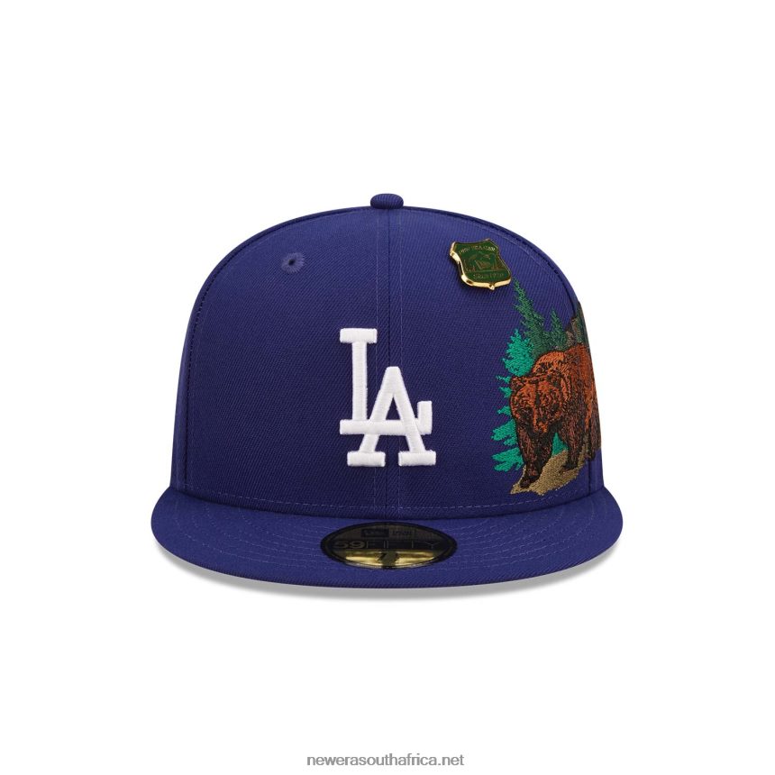 LA Dodgers State Park Dark Royal Blue 59FIFTY Fitted Cap New Era TRBRBN887