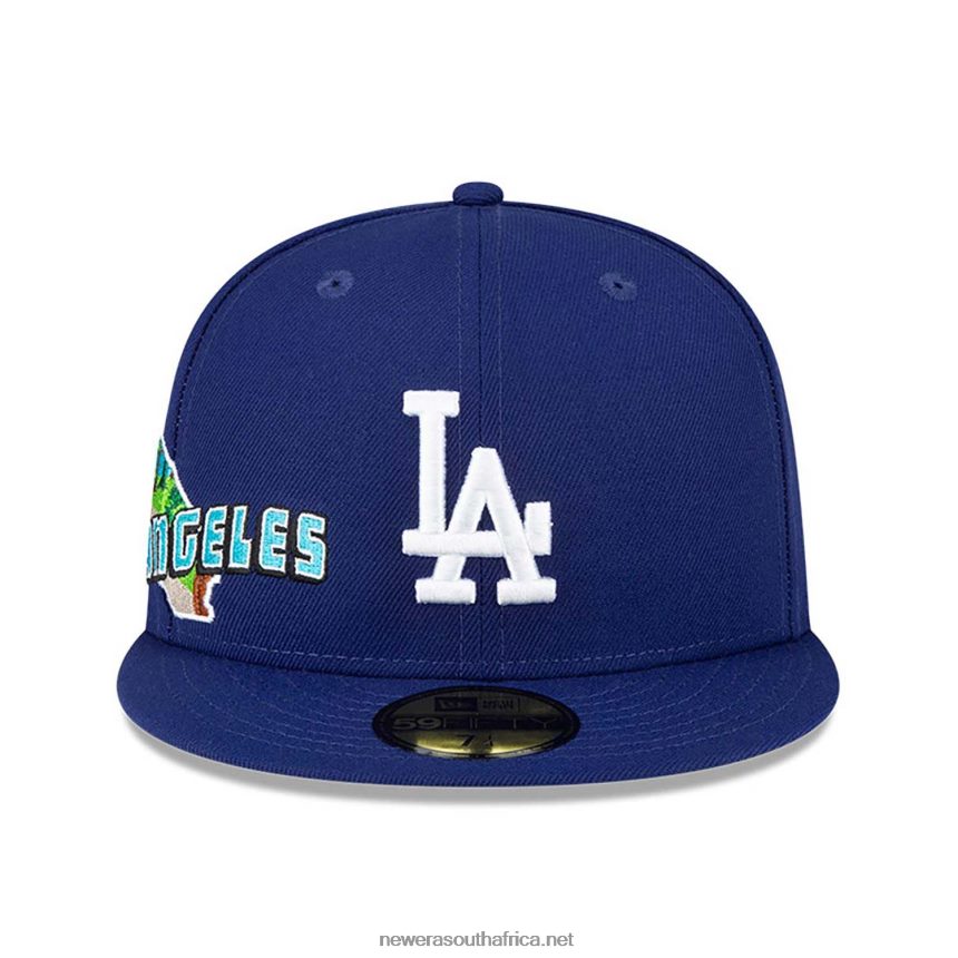LA Dodgers Stateview Dark Blue 59FIFTY Fitted Cap New Era TRBRBN1398