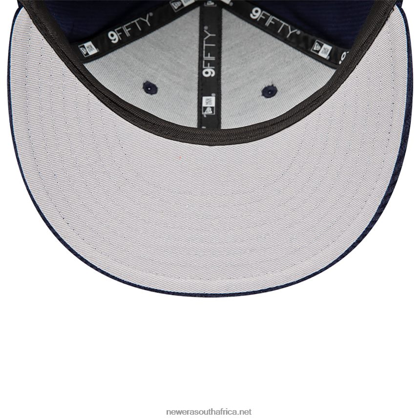 LA Dodgers Team Colour Cord Dark Blue 9FIFTY Snapback Cap New Era TRBRBN1953