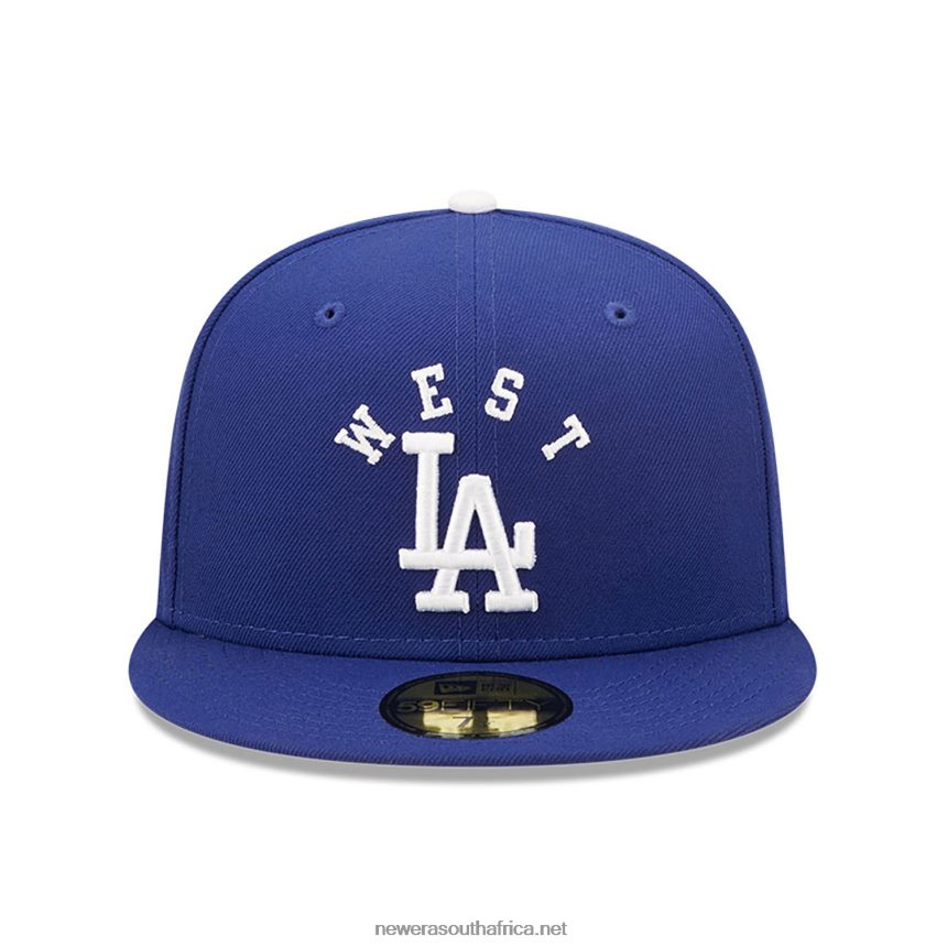 LA Dodgers Team League Blue 59FIFTY Fitted Cap New Era TRBRBN1223