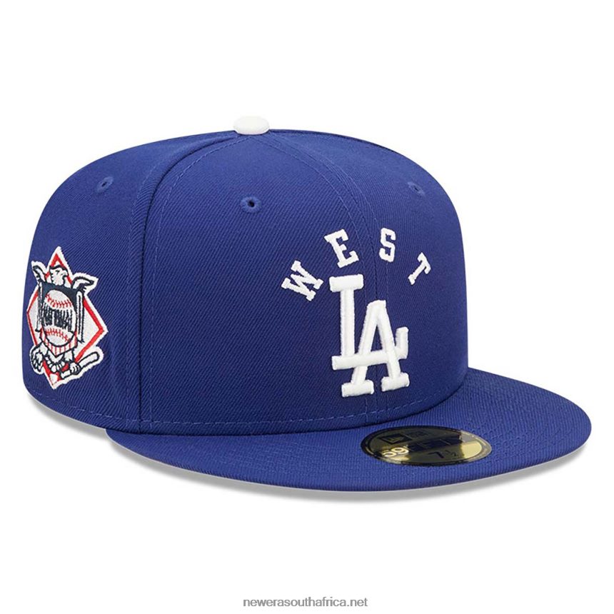 LA Dodgers Team League Blue 59FIFTY Fitted Cap New Era TRBRBN1223
