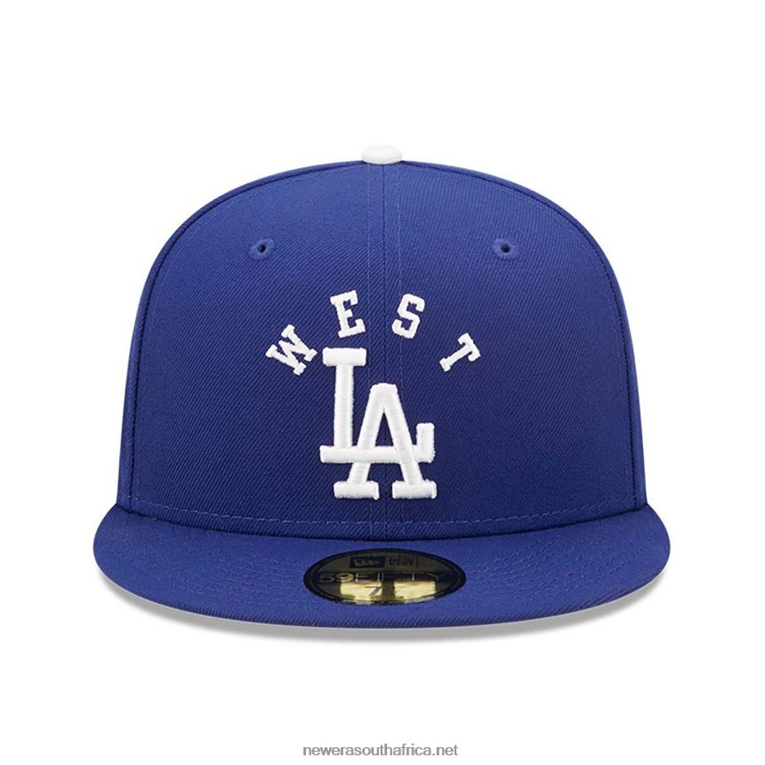 LA Dodgers Team League Blue 59FIFTY Fitted Cap New Era TRBRBN1223