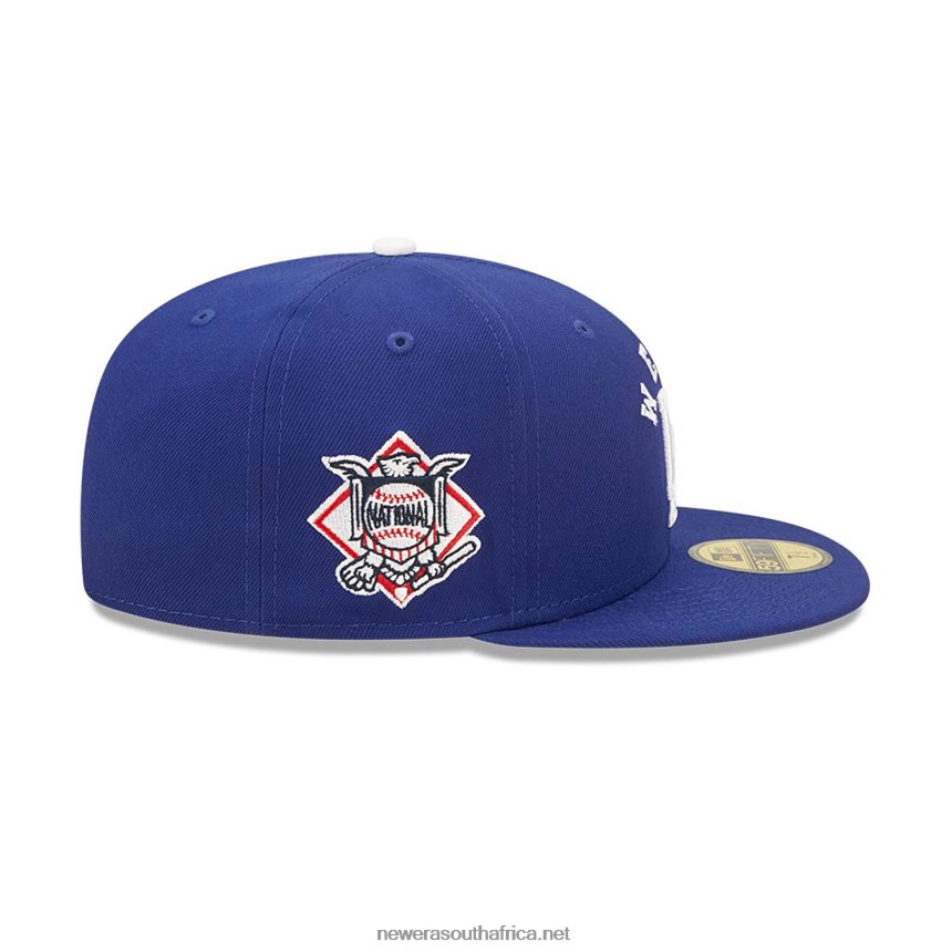 LA Dodgers Team League Blue 59FIFTY Fitted Cap New Era TRBRBN1223