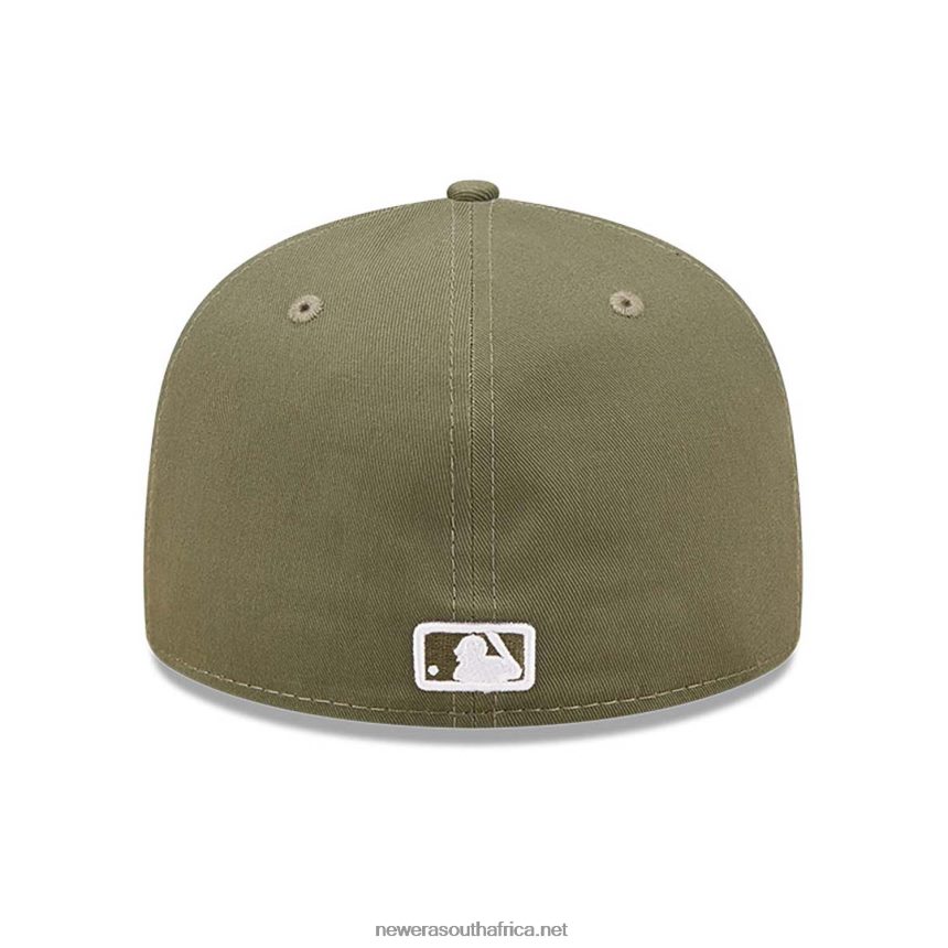 LA Dodgers Team Outline Medium Green 59FIFTY Fitted Cap New Era TRBRBN1399