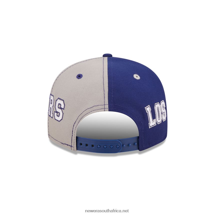 LA Dodgers Teamsplit Dark Blue 9FIFTY Snapback Cap New Era TRBRBN1886