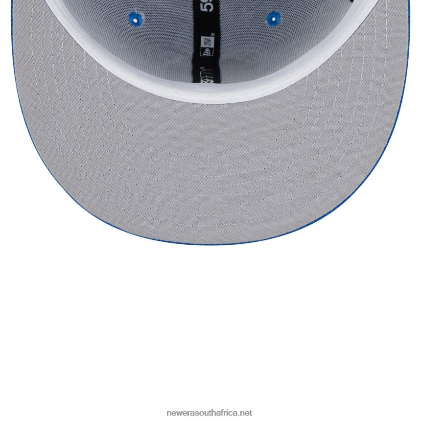 LA Dodgers Tri Tone Team Blue 59FIFTY Fitted Cap New Era TRBRBN1098