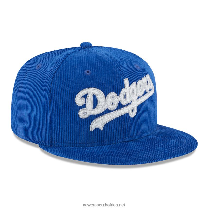 LA Dodgers Vintage Cord Blue 59FIFTY Fitted Cap New Era TRBRBN261