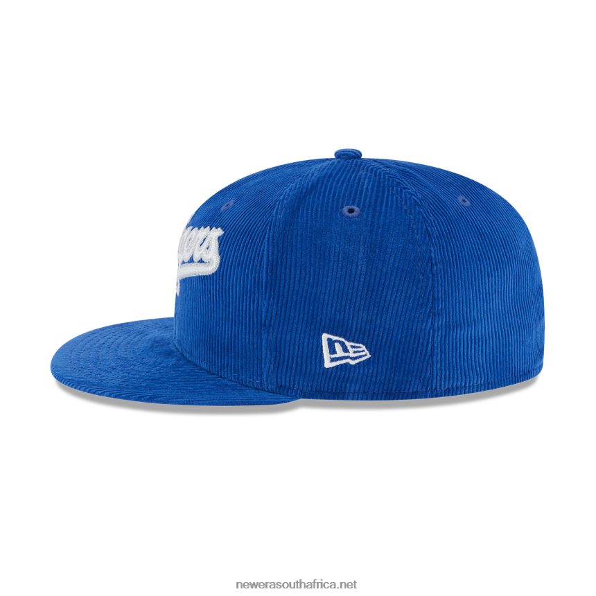 LA Dodgers Vintage Cord Blue 59FIFTY Fitted Cap New Era TRBRBN261