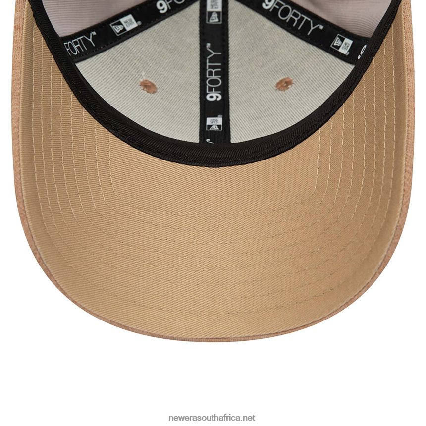 LA Dodgers Womens Jersey Light Beige 9FORTY Adjustable Cap New Era TRBRBN1574