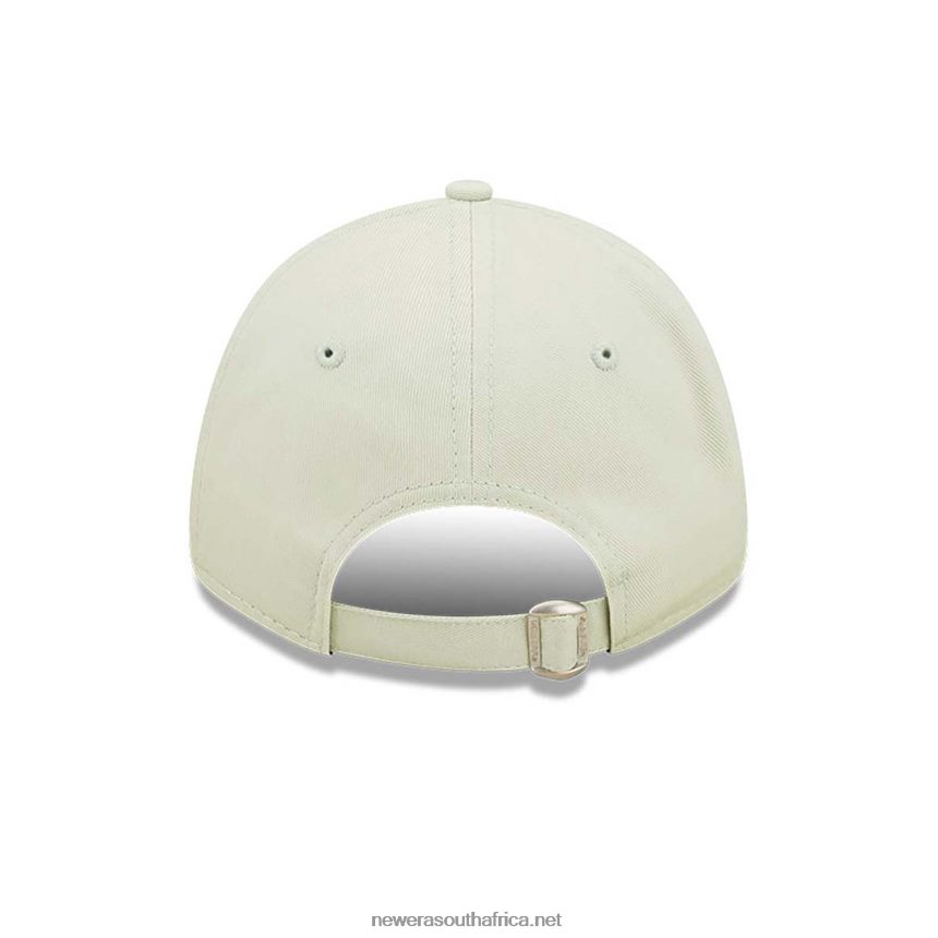 LA Dodgers Womens League Essential Pastel Green 9FORTY Adjustable Cap New Era TRBRBN1478