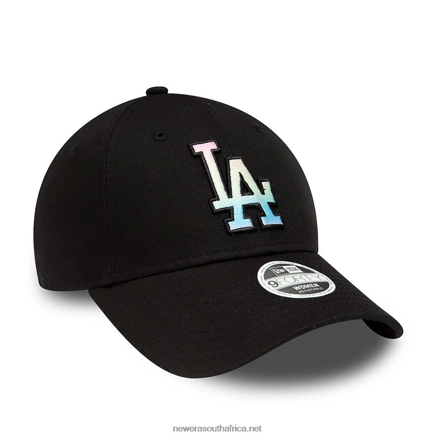 LA Dodgers Womens Ombre Infill Black 9FORTY Adjustable Cap New Era TRBRBN1760