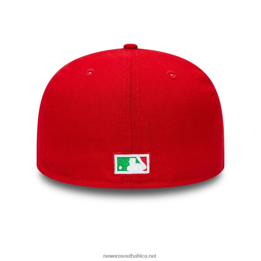 LA Dodgers World Series Red 59FIFTY Fitted Cap New Era TRBRBN201