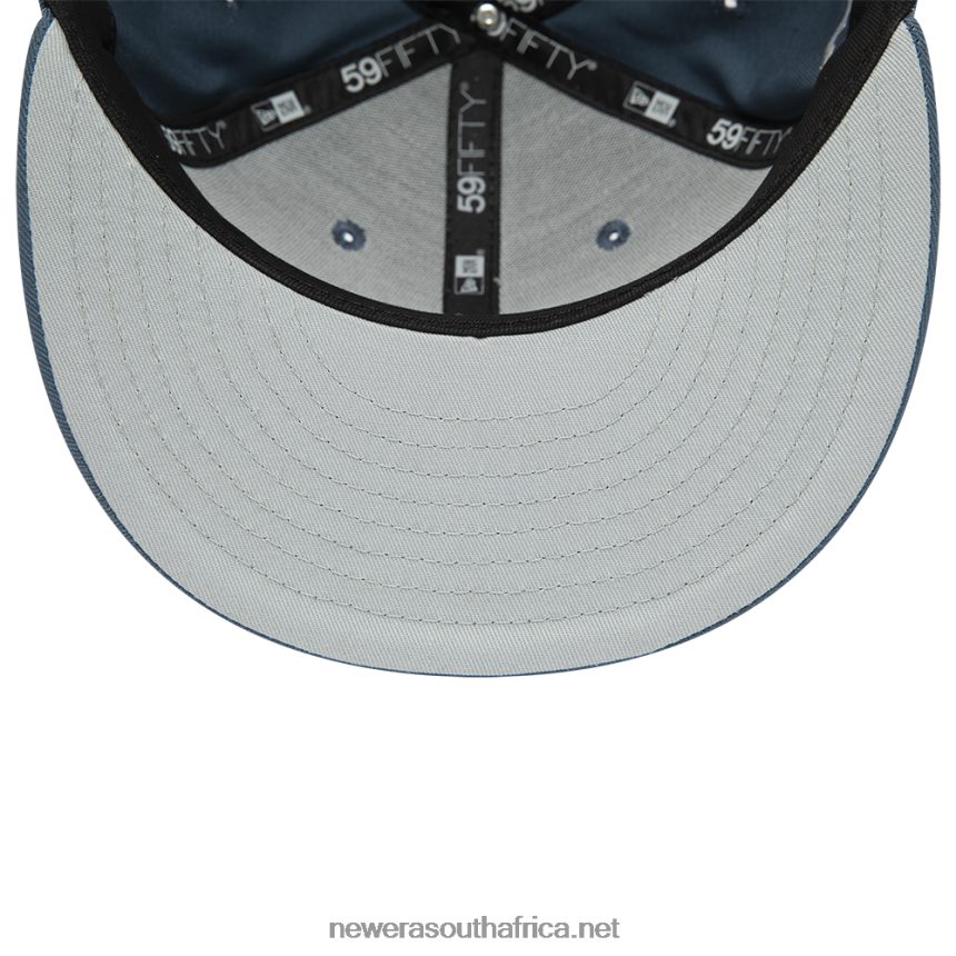 LA Dodgers World Series Tonal Blue 59FIFTY Fitted Cap New Era TRBRBN114