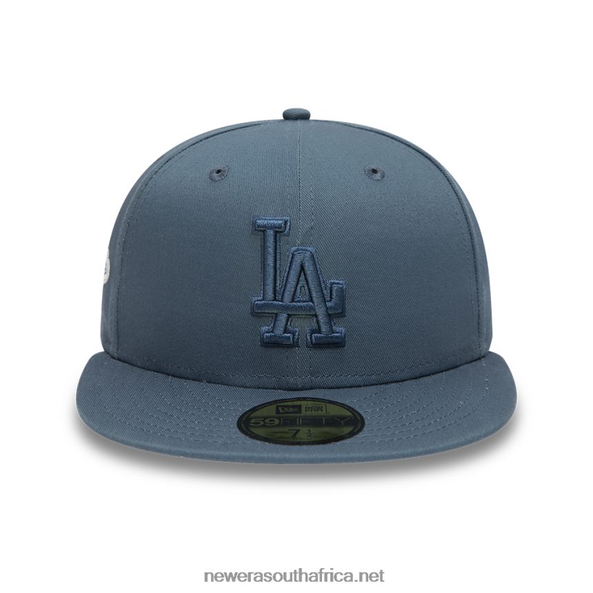 LA Dodgers World Series Tonal Blue 59FIFTY Fitted Cap New Era TRBRBN114