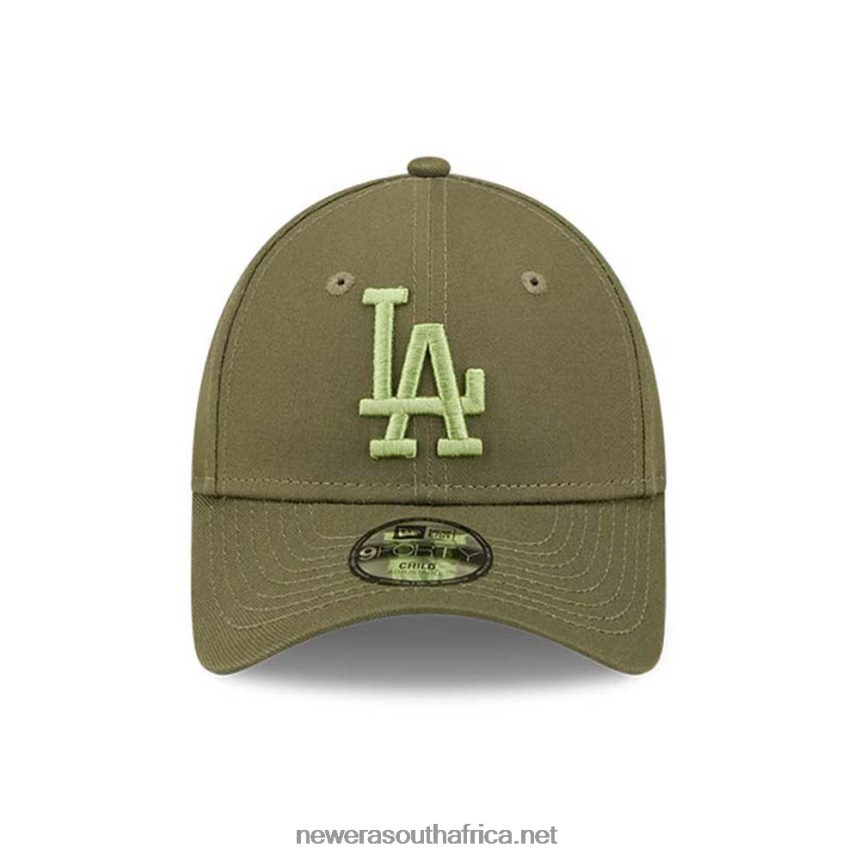 LA Dodgers Youth League Essential Green 9FORTY Adjustable Cap New Era TRBRBN1496