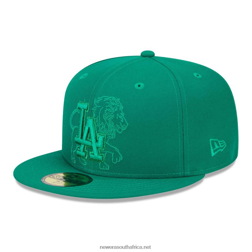 LA Dodgers Zodiac Green 59FIFTY Fitted Cap New Era TRBRBN68