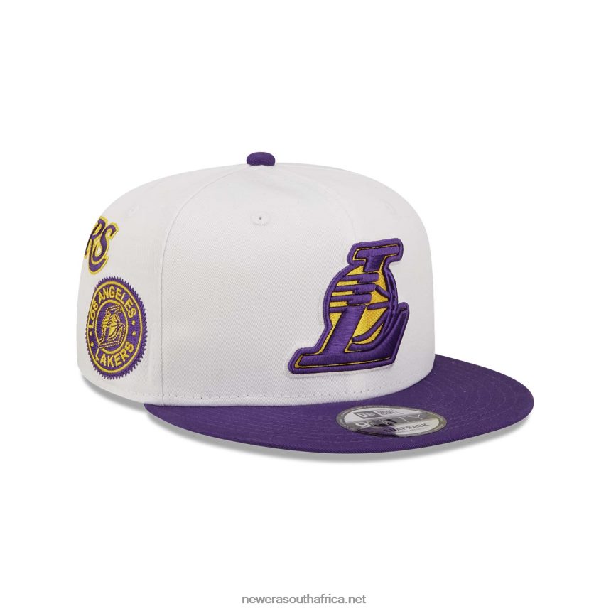 LA Lakers All Over Patch White 9FIFTY Snapback Cap New Era TRBRBN1969