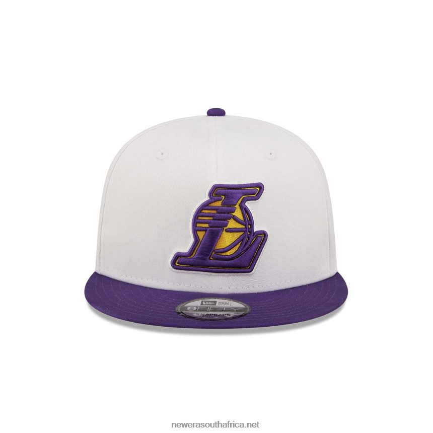 LA Lakers All Over Patch White 9FIFTY Snapback Cap New Era TRBRBN1969