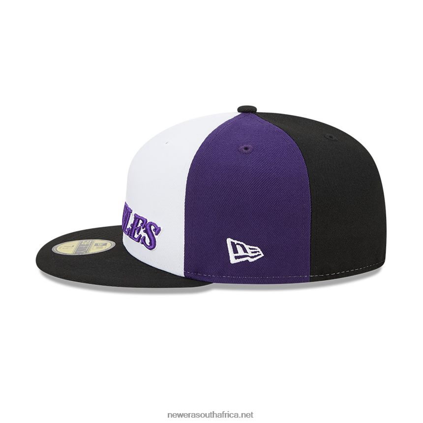 LA Lakers Authentics City Edition White 59FIFTY Fitted Cap New Era TRBRBN523