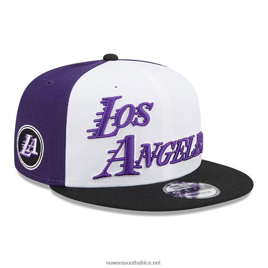 LA Lakers Authentics City Edition White 9FIFTY Snapback Cap New Era TRBRBN2038