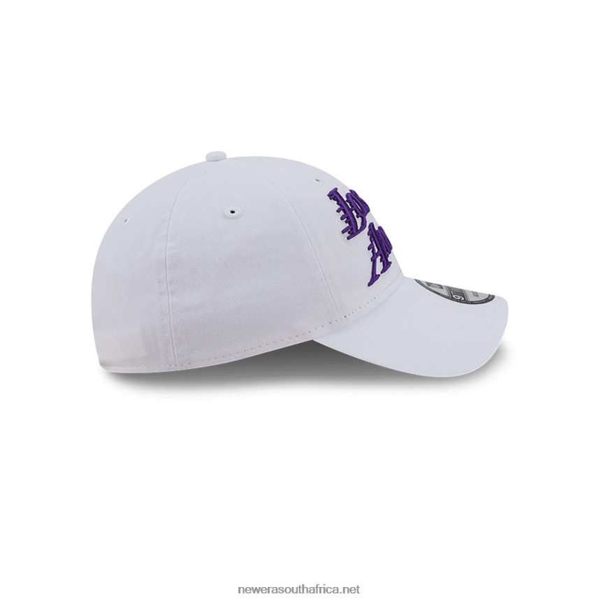 LA Lakers Authentics City Edition White 9TWENTY Adjustable Cap New Era TRBRBN2216