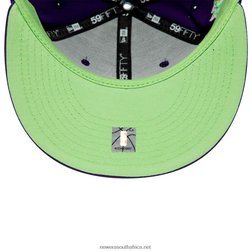LA Lakers Citrus Pop Purple 59FIFTY Fitted Cap New Era TRBRBN25