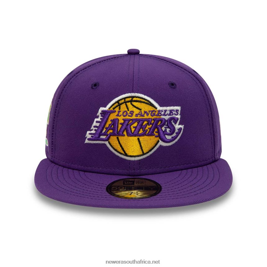 LA Lakers Citrus Pop Purple 59FIFTY Fitted Cap New Era TRBRBN25