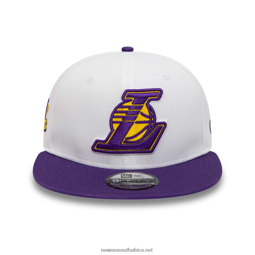 LA Lakers Crown Patches White 9FIFTY Snapback Cap New Era TRBRBN2047