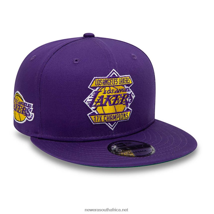 LA Lakers Diamond Patch Purple 9FIFTY Snapback Cap New Era TRBRBN1879