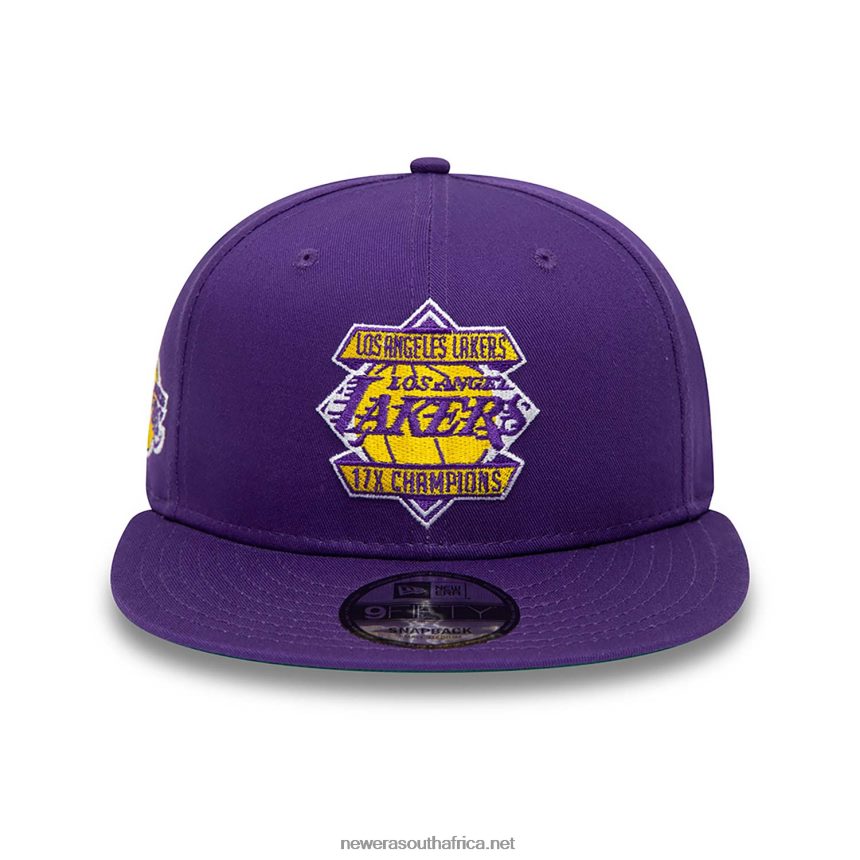 LA Lakers Diamond Patch Purple 9FIFTY Snapback Cap New Era TRBRBN1879