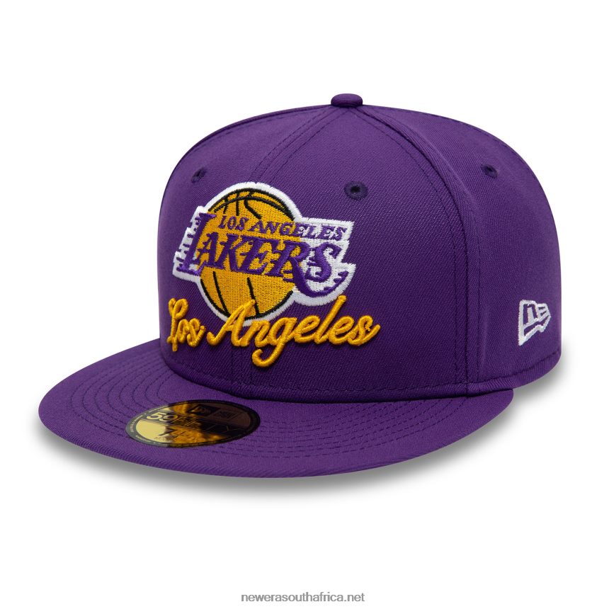 LA Lakers Dual Logo Purple 59FIFTY Fitted Cap New Era TRBRBN260
