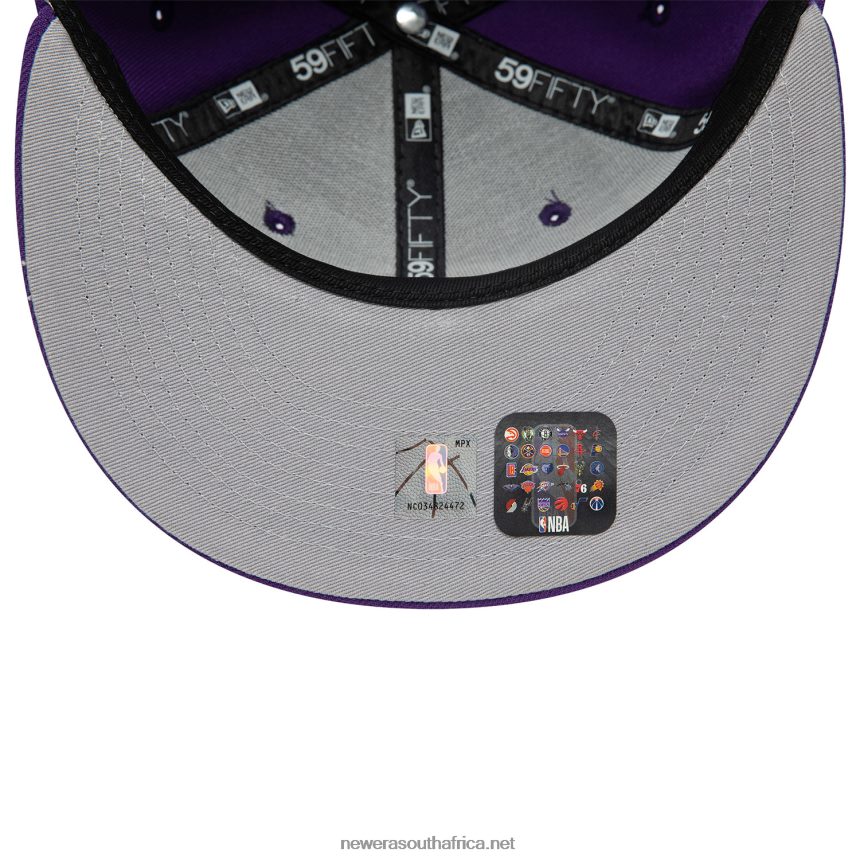 LA Lakers Dual Logo Purple 59FIFTY Fitted Cap New Era TRBRBN260