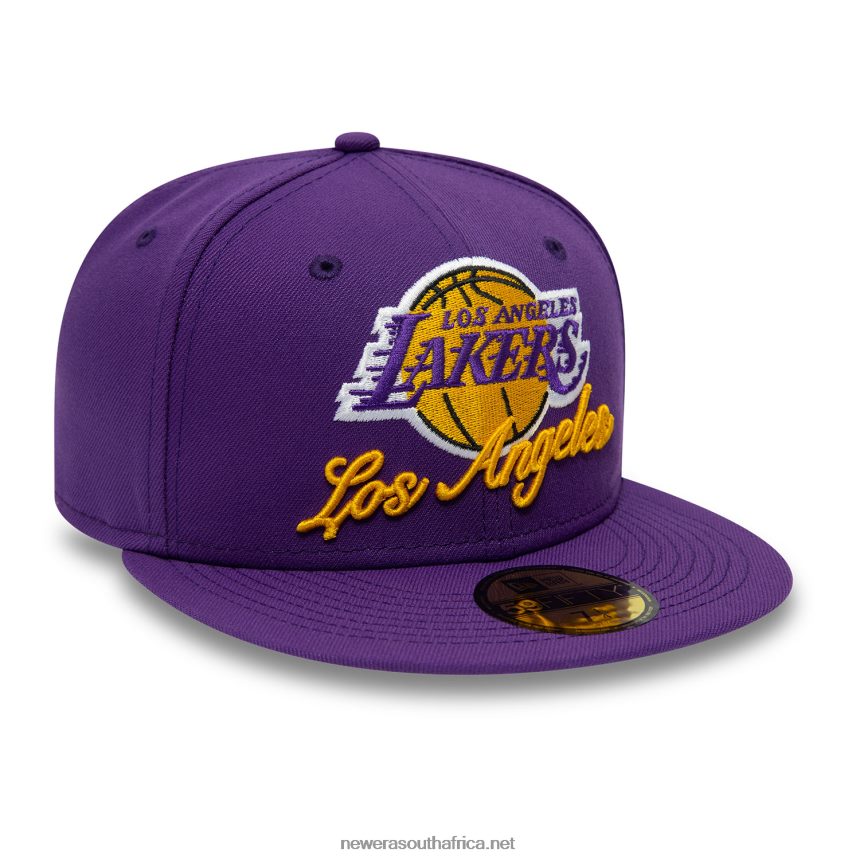 LA Lakers Dual Logo Purple 59FIFTY Fitted Cap New Era TRBRBN260