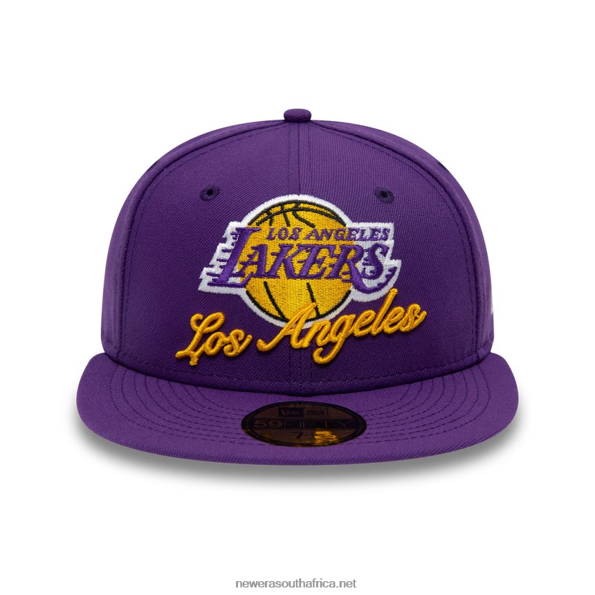 LA Lakers Dual Logo Purple 59FIFTY Fitted Cap New Era TRBRBN260