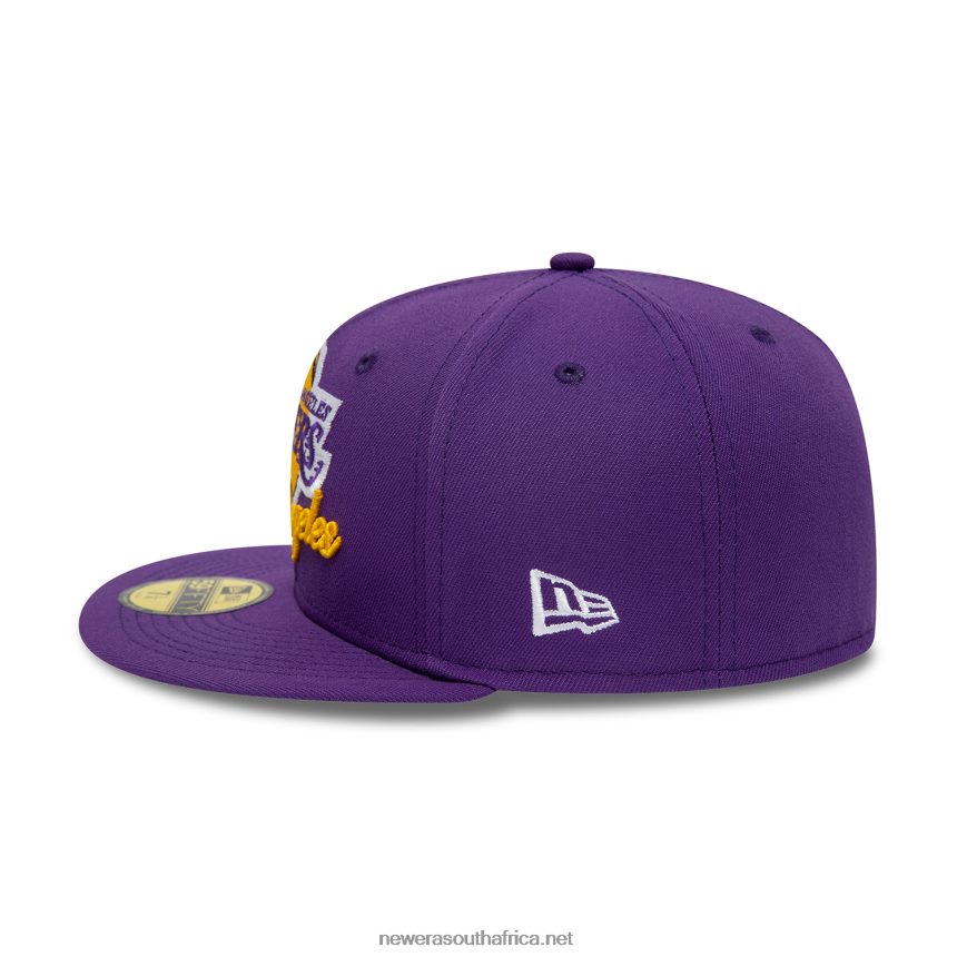 LA Lakers Dual Logo Purple 59FIFTY Fitted Cap New Era TRBRBN260