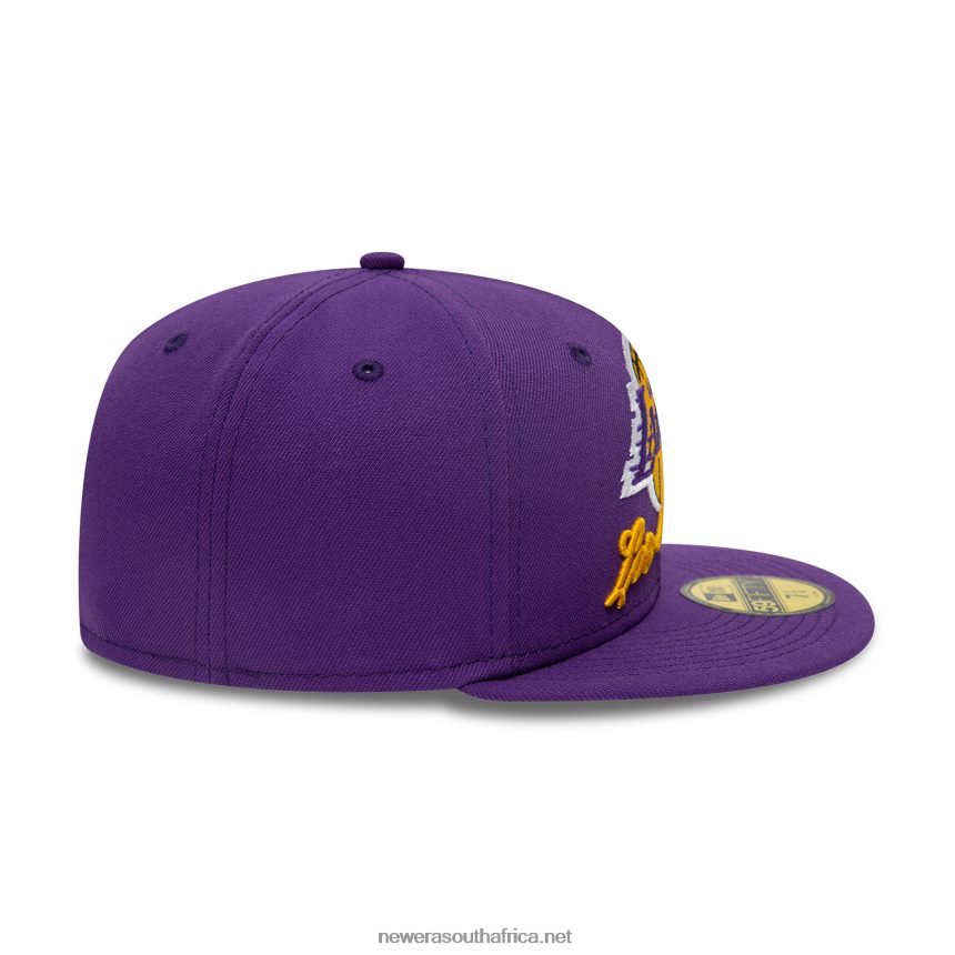 LA Lakers Dual Logo Purple 59FIFTY Fitted Cap New Era TRBRBN260