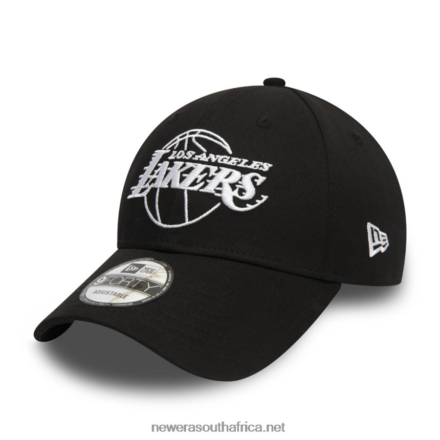 LA Lakers Essential Outline Black 9FORTY Cap New Era TRBRBN1803